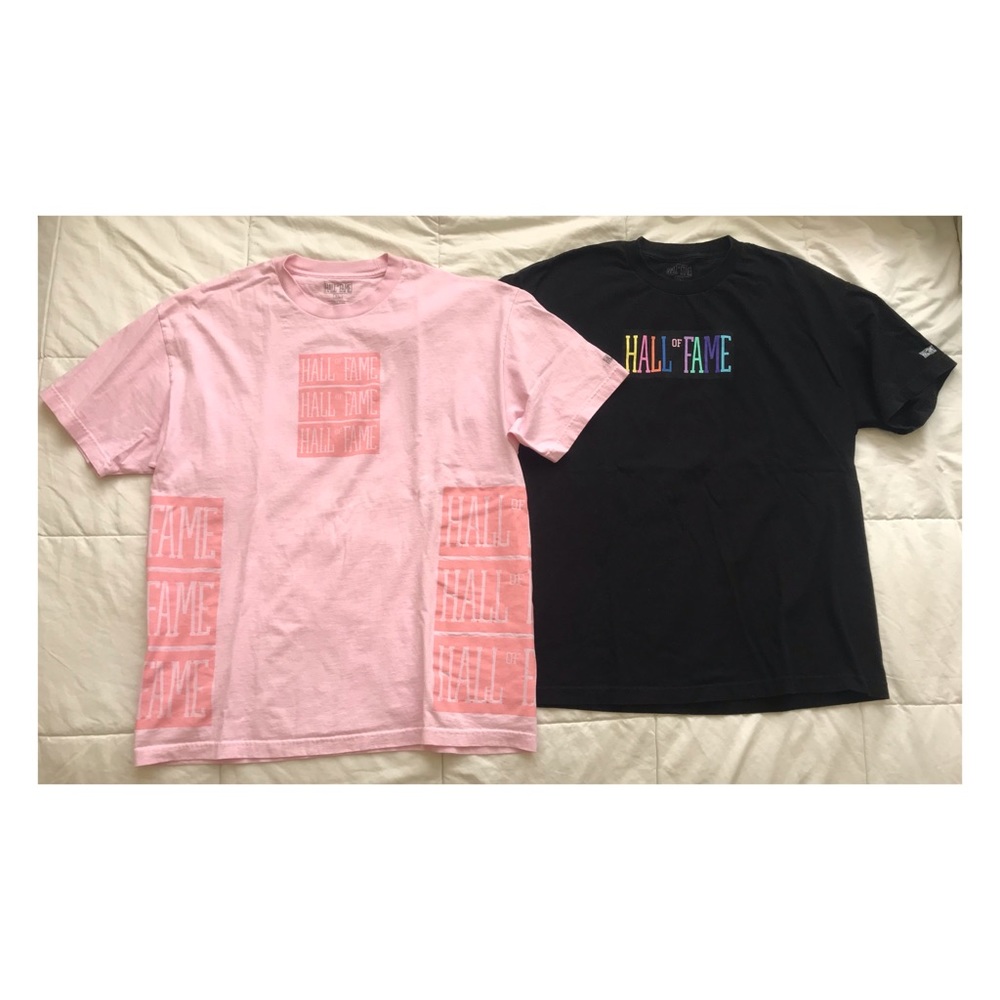 Men’s Hall of Fame (2) T-Shirts - size XL